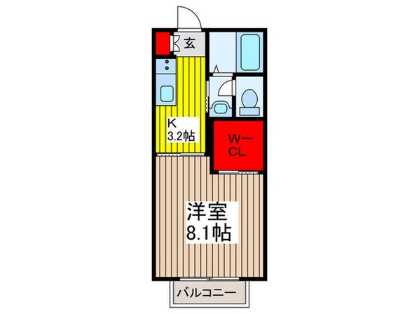 スカイコートⅡの物件間取画像